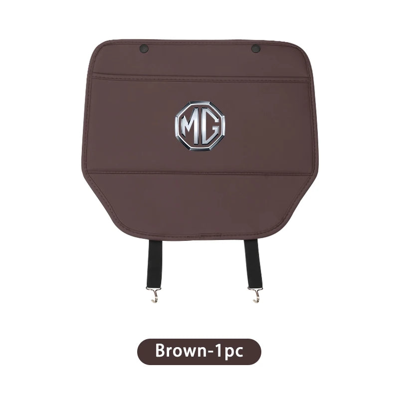 Car Seat Anti Kick Pad Seat Back Storage Mat Protector Cover Interior For Morris Garages MG 3 5 6 7 HS ZS GS Hector TF GT ZR RX5