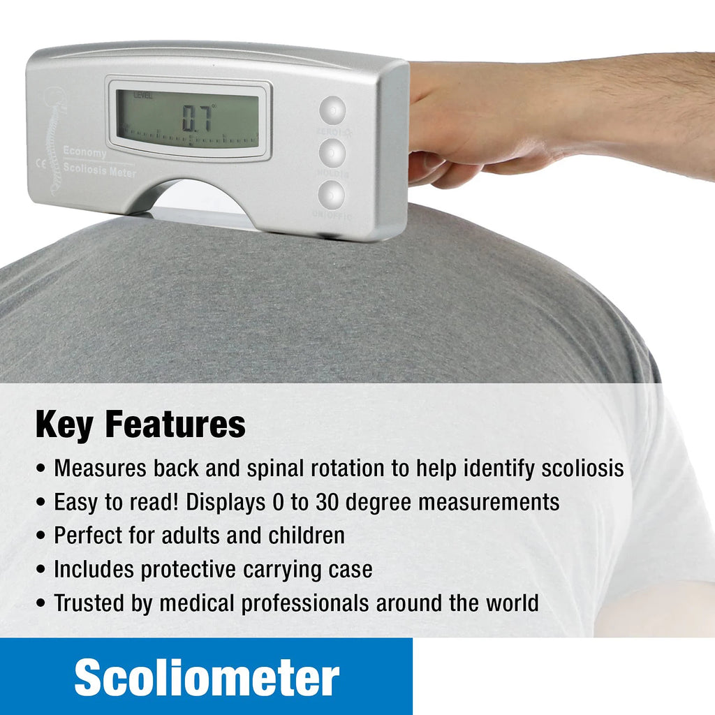 Scoliometer Medical Measuring Device for Back Scoliosis Diagnosis Digital Scoliosis Measurement Tools