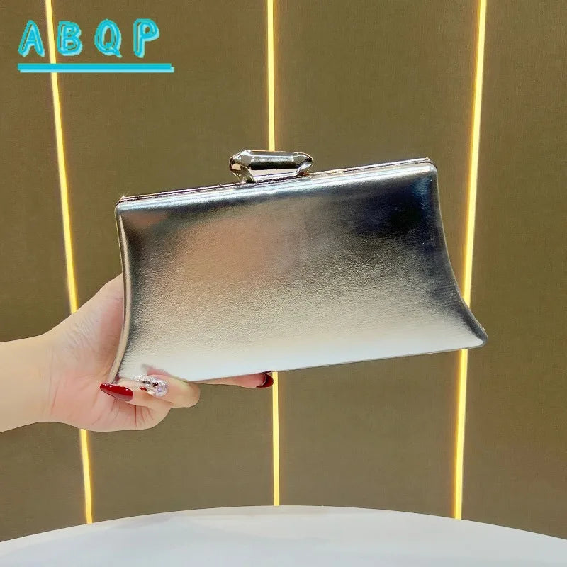 Evening Clutch Luxury Brand Fashion Dinner Party Women's Bag Shiny Women's Shoulder Crossbody Bag High Quality Large Capacity