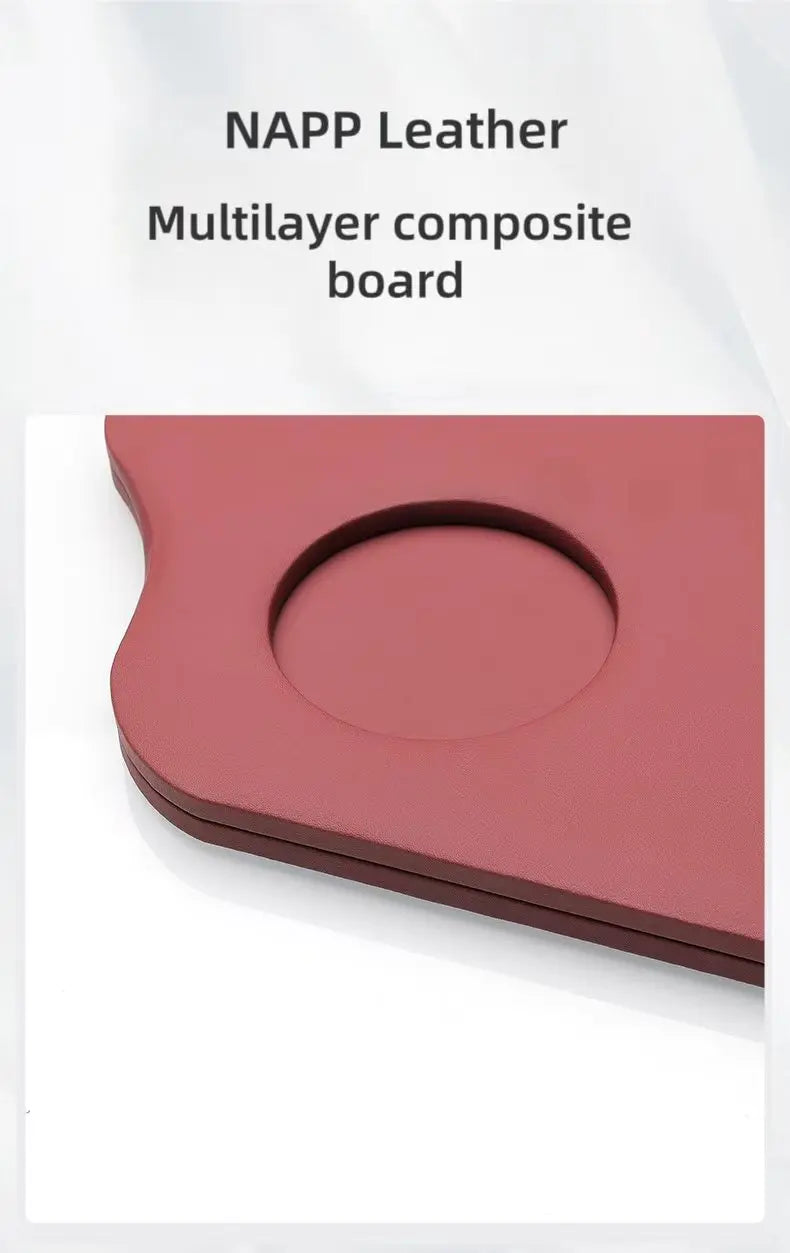 NAPP Material Universal Car Table Dining Cup Holder Wheel Tray Travel Fold Desk Laptop Portable Office Table Car Accessories