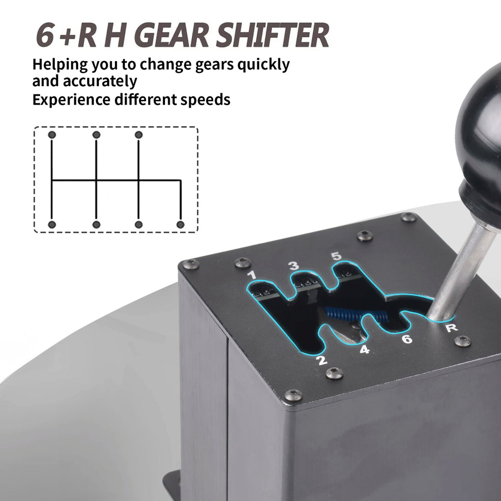 PC  Simracing Racing Game USB H Gear Shifter For Logitech G27 G29 G25 G920 For Thrustmaster T300RS/GT Shift Knob For ETS2