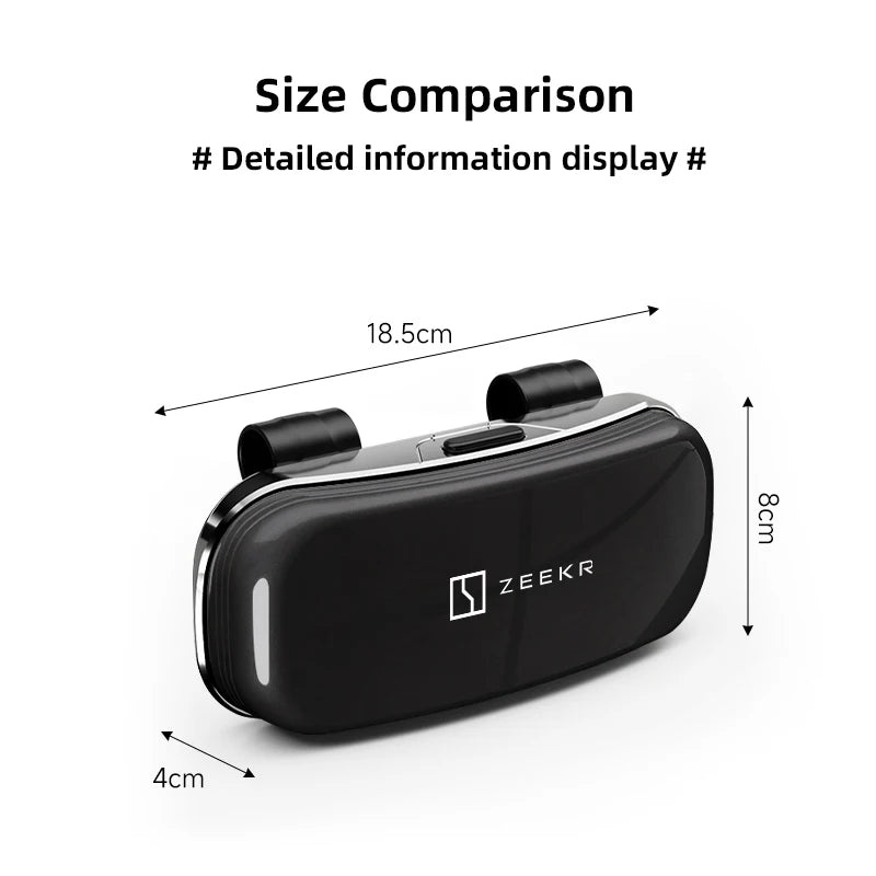 Car Sun Visor Sunglasses Box Glasses Eyeglasses Storage Case Interior Accessories For Zeekr 001 FR MIX 009 007 GT Zeekr X 7X 9X