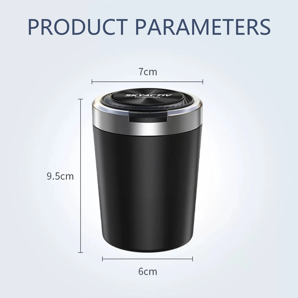 car cenicero ashtray texture car accessoires for Mazda skyactive 2 3 5 6 8 cx3 cx4 cx5 cx7 cx8 cx9 cx30 mx5 rx8