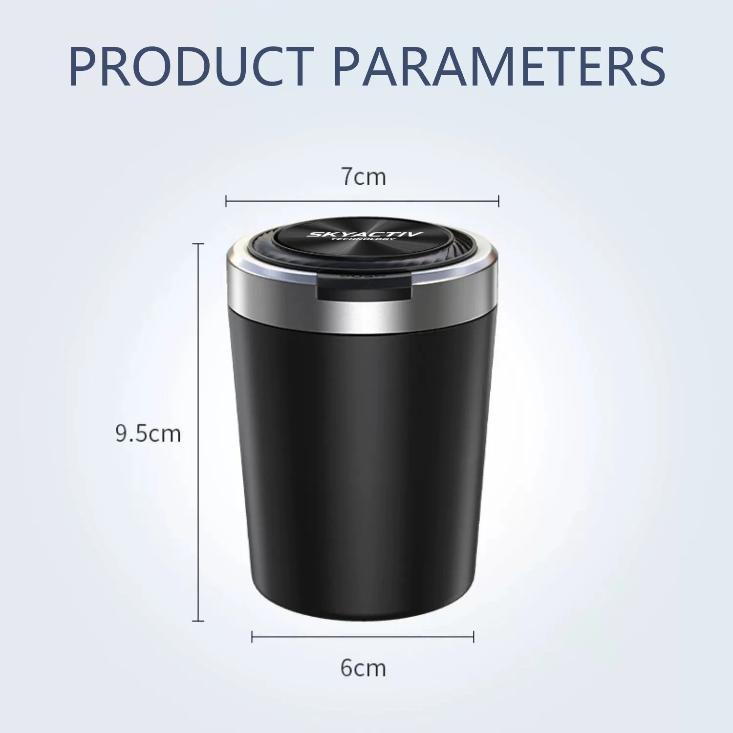 car cenicero ashtray texture car accessoires for Mazda skyactive 2 3 5 6 8 cx3 cx4 cx5 cx7 cx8 cx9 cx30 mx5 rx8