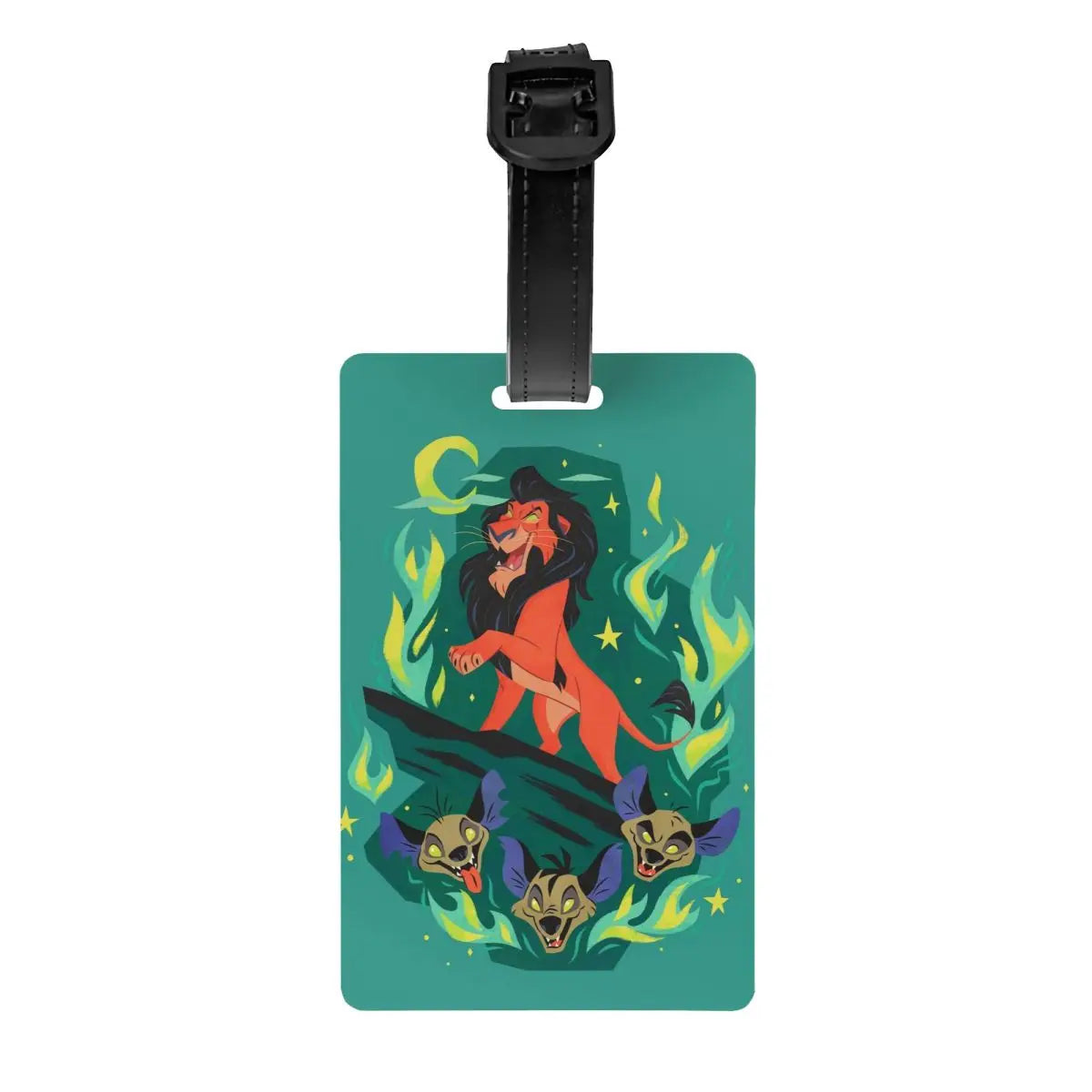 Custom Rafiki Luggage Tag With Name Card The Lion Cartoon K-Kings Privacy Cover ID Label for Travel Bag Suitcase