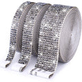 1/5/10Yards Self Adhesive Rhinestone Ribbon Bling Crystal Diamond Ribbon Roll Wrap Glittering Rhinestones Sticker for Decoration