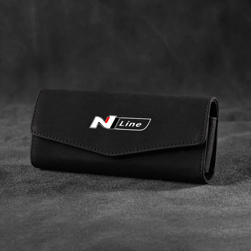 Car Glasses Case Sunglasses Storage Box Clip For Hyundai Sonata Elantra Tucson N Line Veloster Kona i30 i20 i10 Accessories