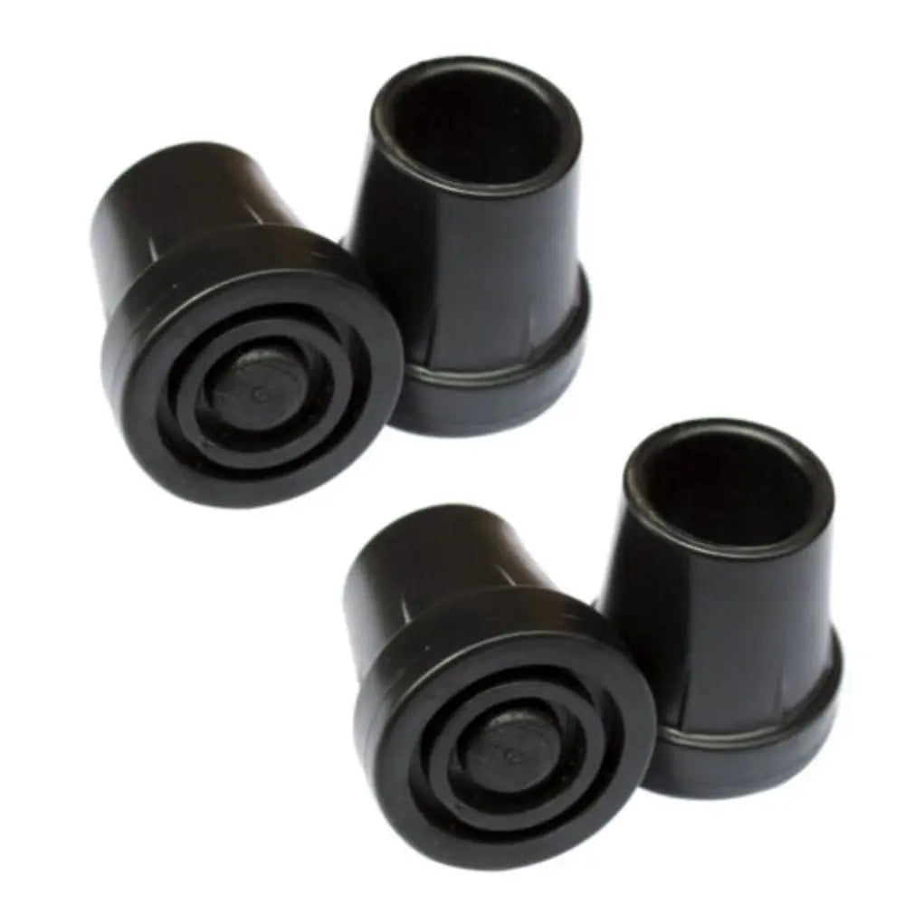 4pcs Cushioned Non-Slip Walking Stick Ferrule Rubber Durable Cane Crutch Bottom Pads 19mm Heavy Duty Walking Stick Pad Climbing
