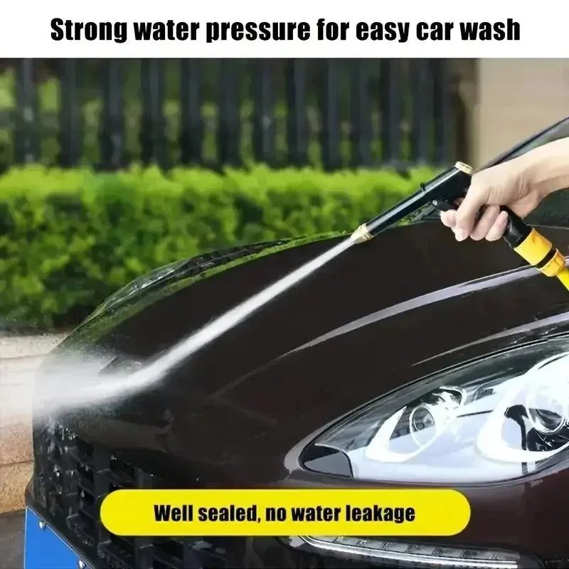 1pc Portable High-Pressure Water Hose Nozzle - Adjustable Spray for Garden, Car Washing & Pet Cleaning Tools
