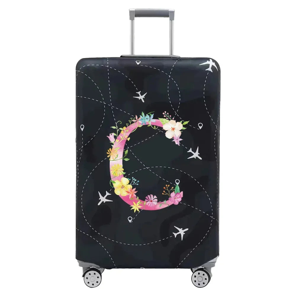 Luggage Protective Cover Elastic Dust Wear-resistant Apply 18-32 Size Pink Letter Series Protective Case Travel Accessories 2026