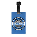 Custom Mr Zogs Sex Wax Luggage Tag With Name Card Surfing Surf Gift Privacy Cover ID Label for Travel Bag Suitcase