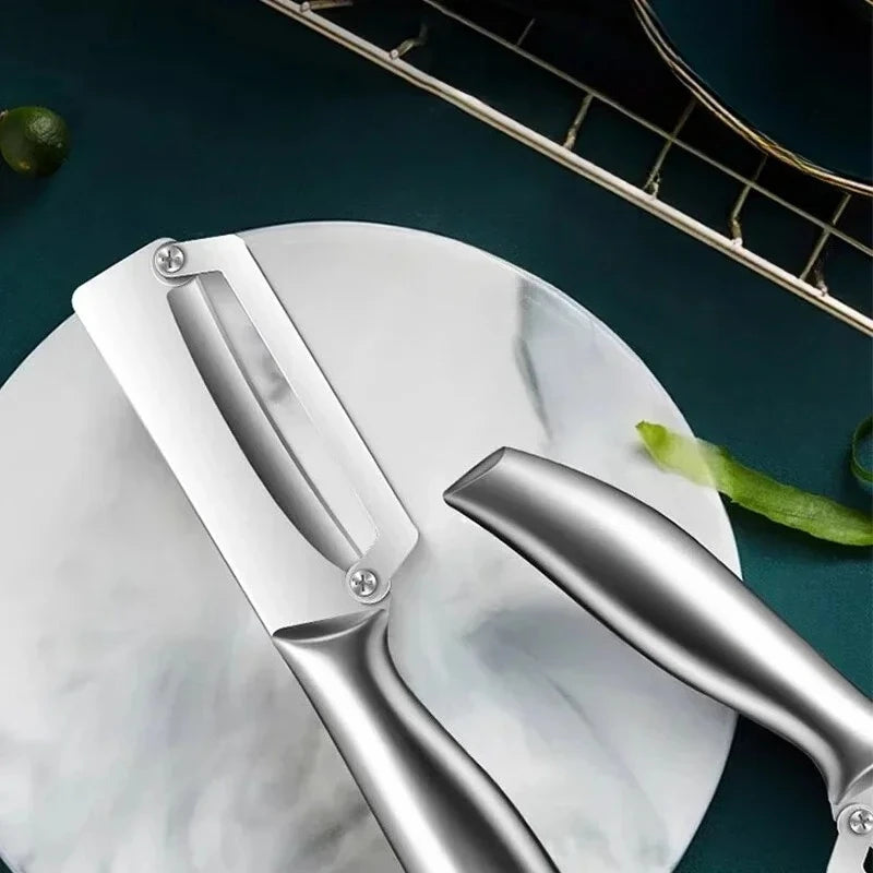 Pineapple Peeling Knife Thickened Stainless Steel Pumpkin Skin Peeler Kitchen Special Paring Tools Home Sugar Cane Paring Knife