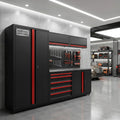 GATmatic Modular Garage Wall Storage System Heavy Duty Metal Tool Cabinet Wholesale Workshop Workbench Organization