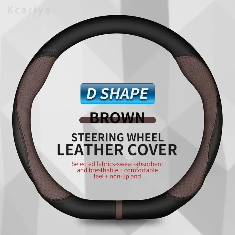 3D Embossed Non-slip Steering Wheel Cover 38CM for Chevrolet Cavalier Colorado Cruze Lacetti Onix Orlando Silverado Spark Tahoe