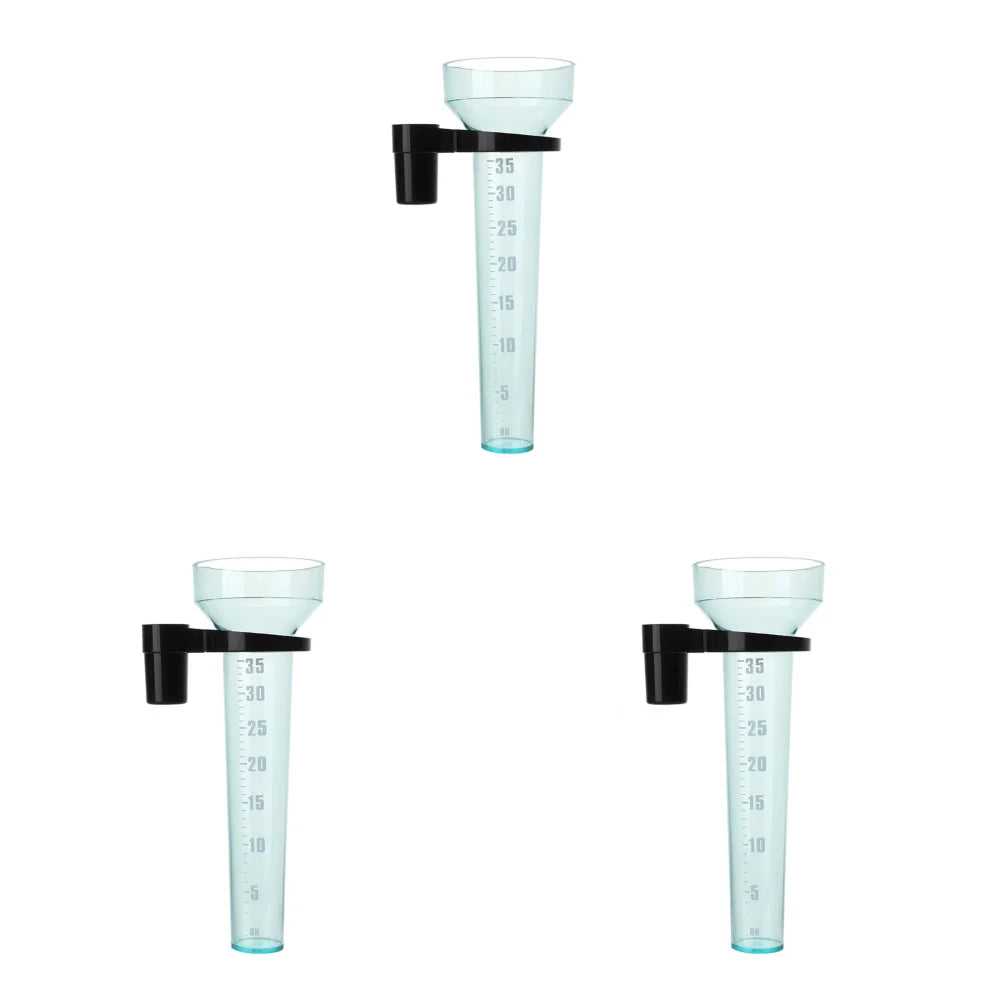 1-3Pcs Plastic Rain Gauge Plastic Rainfall Gauge with 35mm Capacity Rain Measurement Device for Lawn Farm Garden SettingsOutdoor