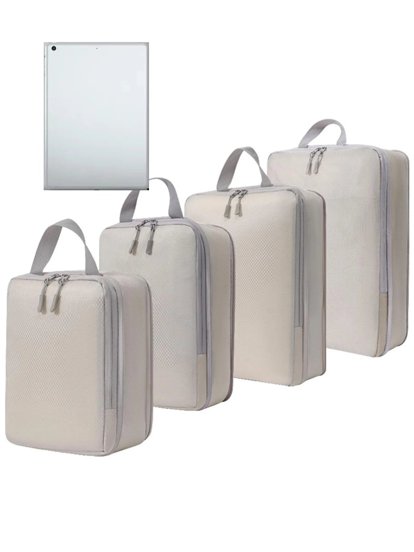 Set/6 pcs Compressible Packing Travel Storage Bag Cubes Waterproof Suitcase Nylon Portable With Handbag Luggage Organizer Ryanai