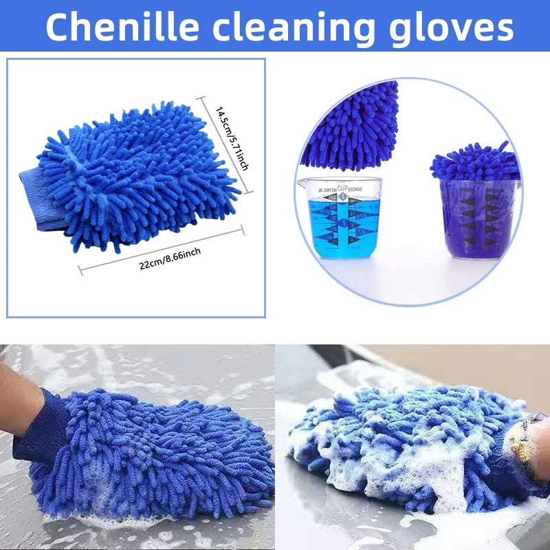 New Car Detailing Brush Set The Ultimate Auto Cleaning Kit for Vents Gaps Maintenance Car Air Outlet Detail Clearance Brush