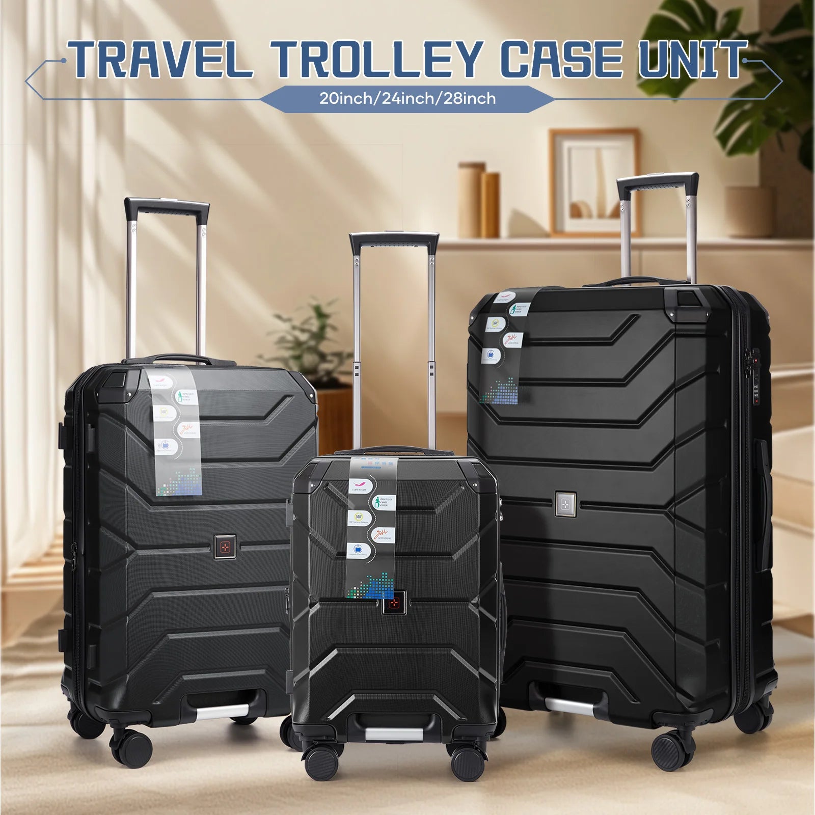 Multi Functional Large Capacity Luggage, Travel Suitcase, Luggage rack, Sturdy and Durable Boarding Case, Students and Bussiness