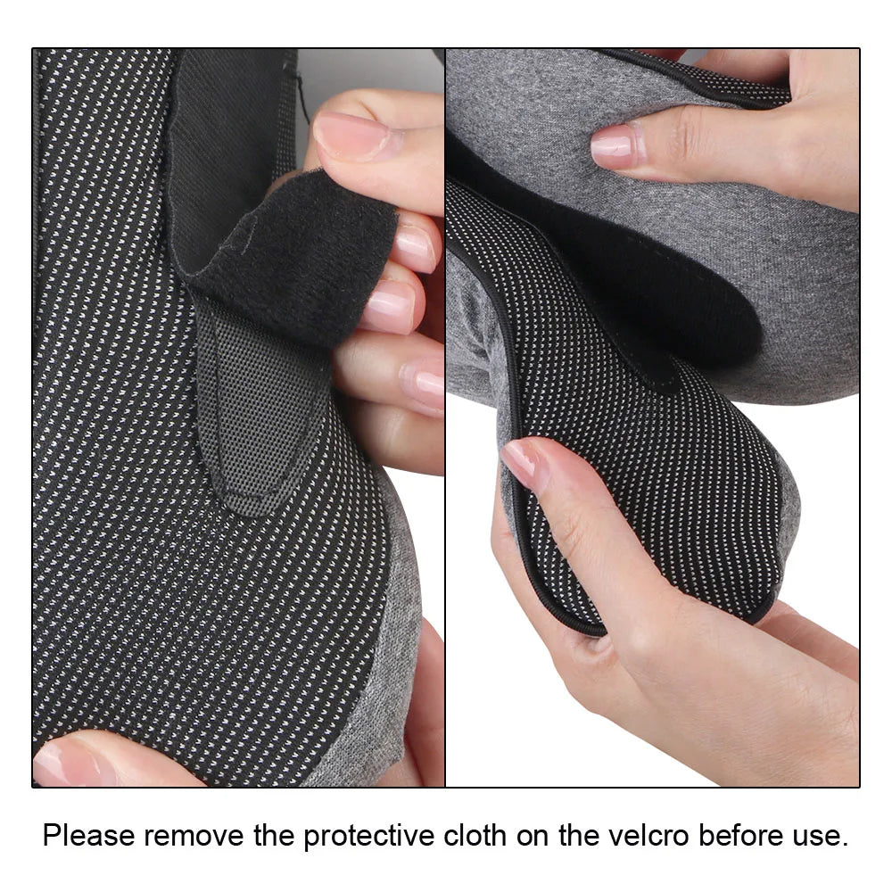U-shaped Pillow Portable Soft Noon Break Sleep Pillows Travel Neck Pillow Memory Foam Snail Pillow Travel Neck Support