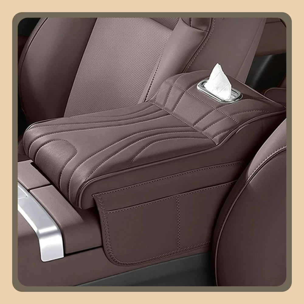 Car Armrest Pad For Toyota Land Cruiser Prado LC250 2024 2025 Car Box Height Increase Protective Cover Storage Bag Auto Styling