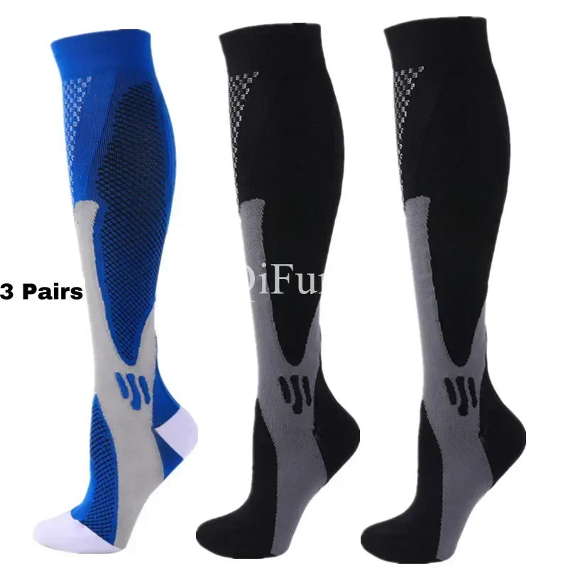 Compression Socks Running Football Sports Medical Nursing Socks for Flight Travel Pregnancy Edema Diabetes Varicose Veins Socks