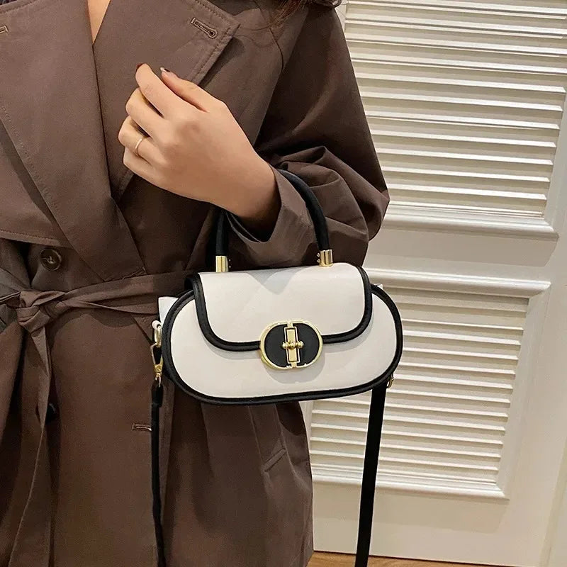 High Quality Niche Design Bag New Fashionable and Versatile Apple Lock Crossbody Bag Stylish Handbag