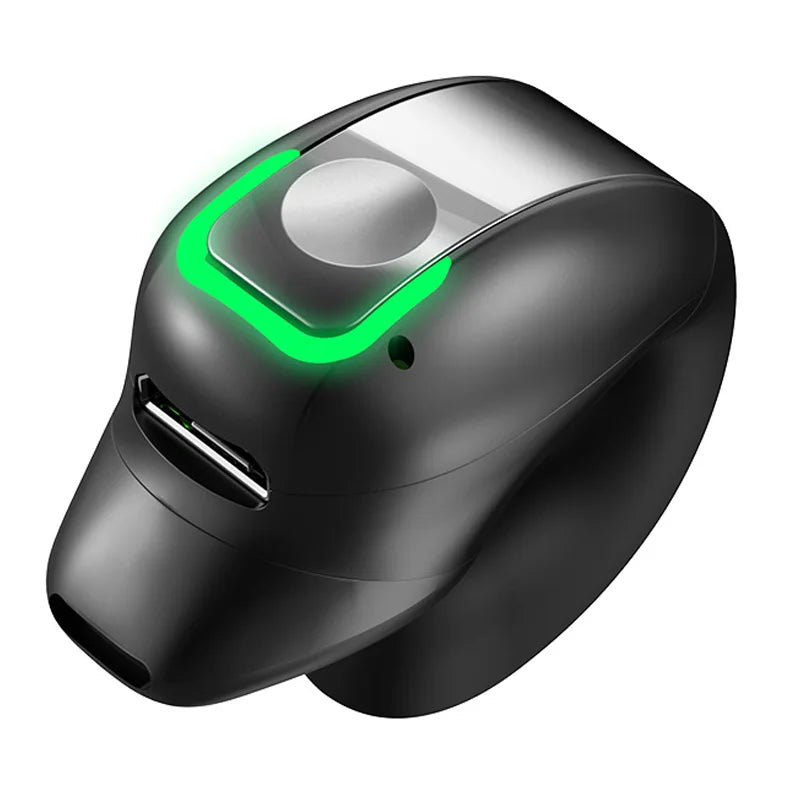 Bluetooth 5.3 Ear Clip Earphone TWS Wireless Headphone Single In-Ear HD HiFi Stereo Touch Control Sports Headset With Microphone
