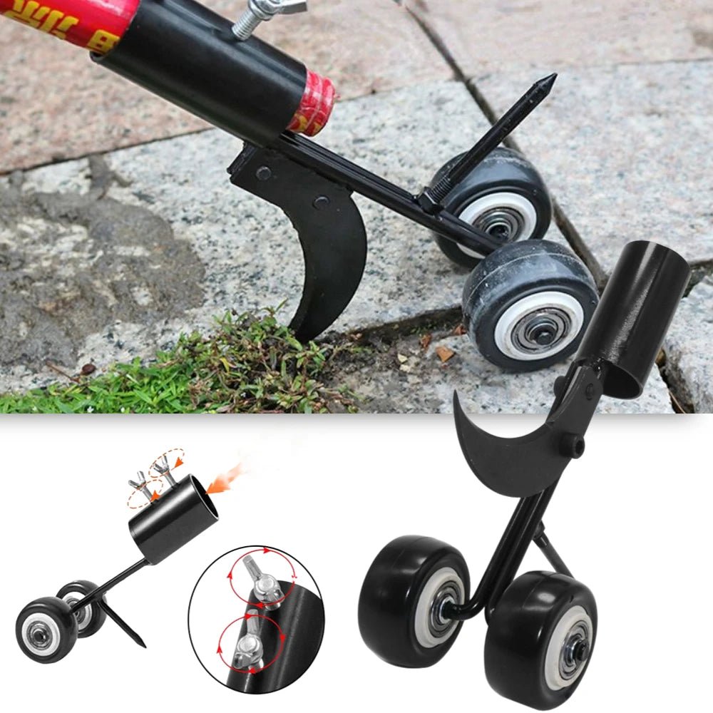 Adjustable Garden Weeding Hook Courtyard Roller Gap Weed Killer Remove Grass Tool Without Bending Over Crevice Weeder