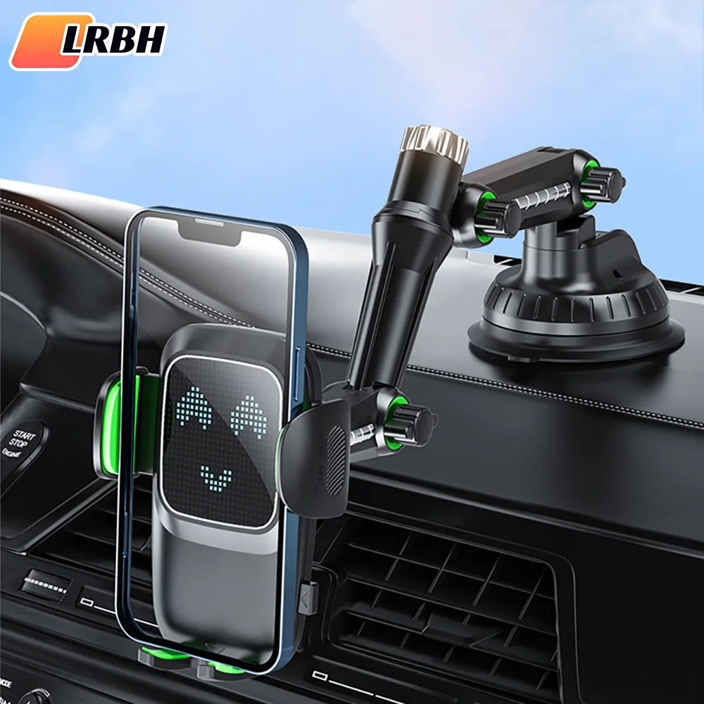 Suction Cup Phone Holder Windshield/Dashboard/Window, Universal Suction Cup Car Phone Holder Mount with Sticky Gel Pad, Compatib