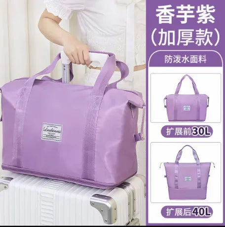 1pcs can expand large-capacity travel storage bags, hand luggage, folding waterproof bags, short-distance portable and light.