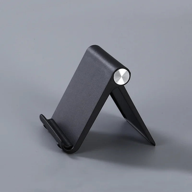 JavicTech Tablet Stand Holder Adjustable Portable Desktop Dock Office Compatible for iPad Pro iPhone 16 15 14 13 12 Black