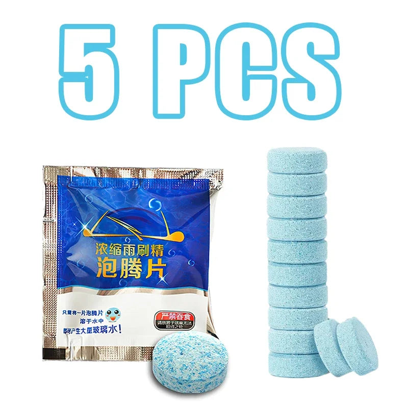 Solid Car Windshield Cleaner Effervescent Tablets Windscreen Window Glass Dust Wiper Car Cleaning Tool Car Accessories