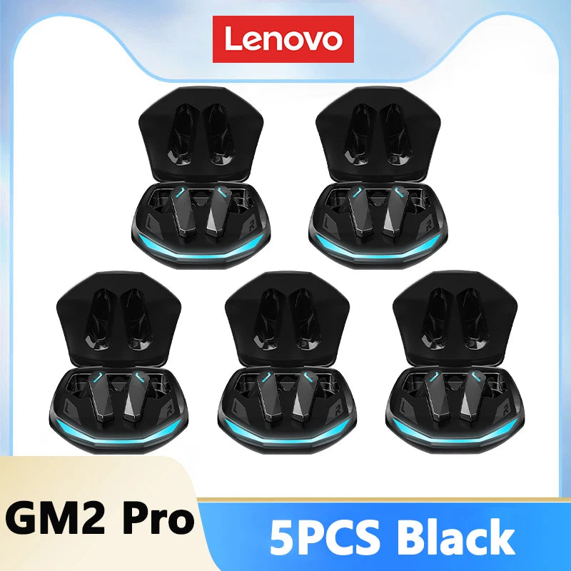 Genuine Lenovo GM2 Pro Bluetooth Earphones Gaming Low Latency In-Ear Wireless Headphones Dual Mode Music Sport Earbuds Headsets