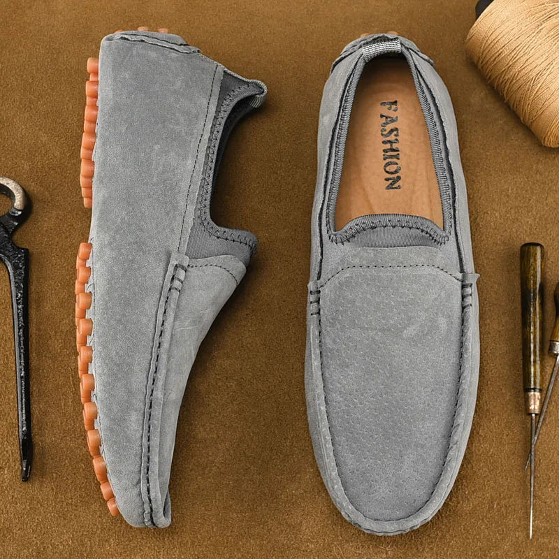 Men's Driving Shoes, Casual Sets, Men's Fashionable and Comfortable Driving Shoes, Handmade Loafers Suitable for Outdoor Walking
