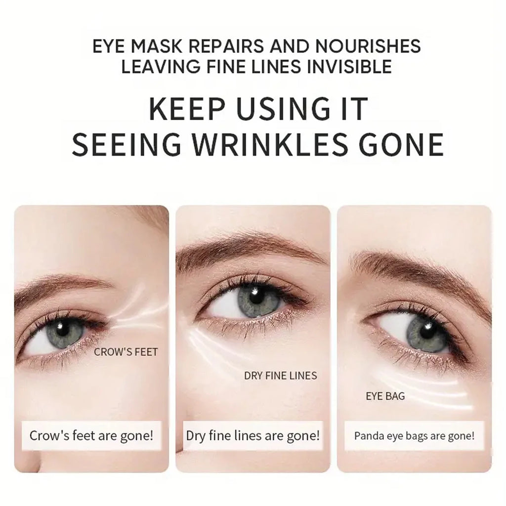 60pcs Aloe Vera Collagen Eye Mask Anti Dark Circles Removal Eyes Bags Moisturizing Firming Eye Patches Eyes Skin Care Products