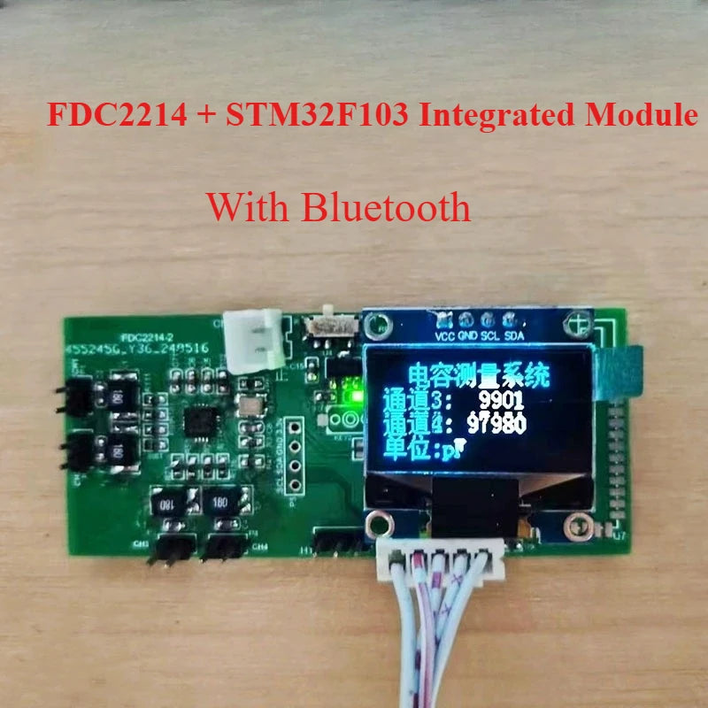 FDC2214 capacitive sensor paper counting electronic design competition gesture recognition module liquid level measurement