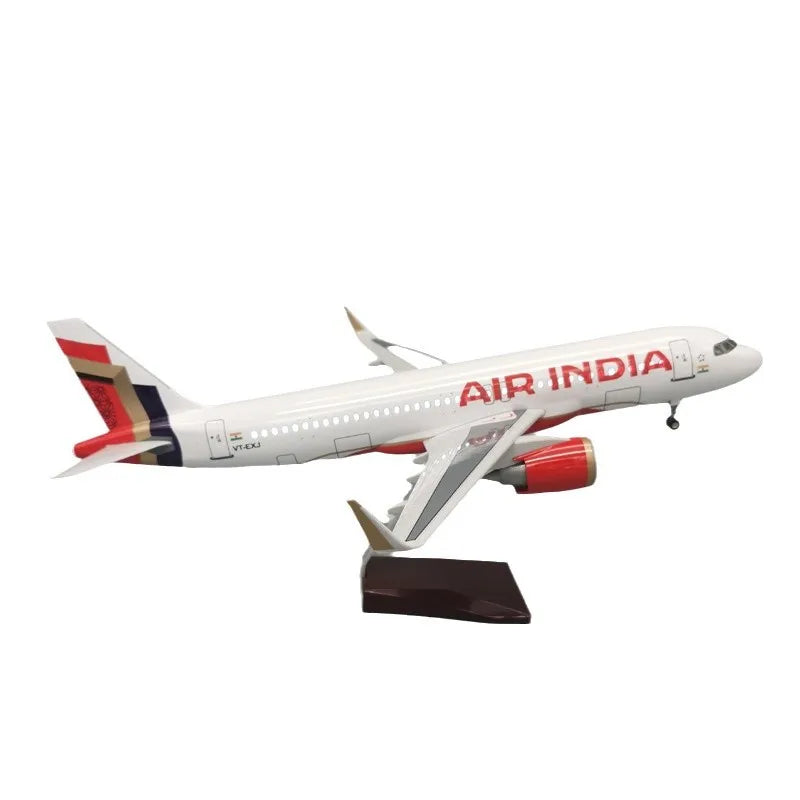 47cm Model Airplanes A320NEO Series 1/80 Scale Aircraft Resin Toy Planes Aviation Miniature Souvenir Plane Toy Christmas Gifts
