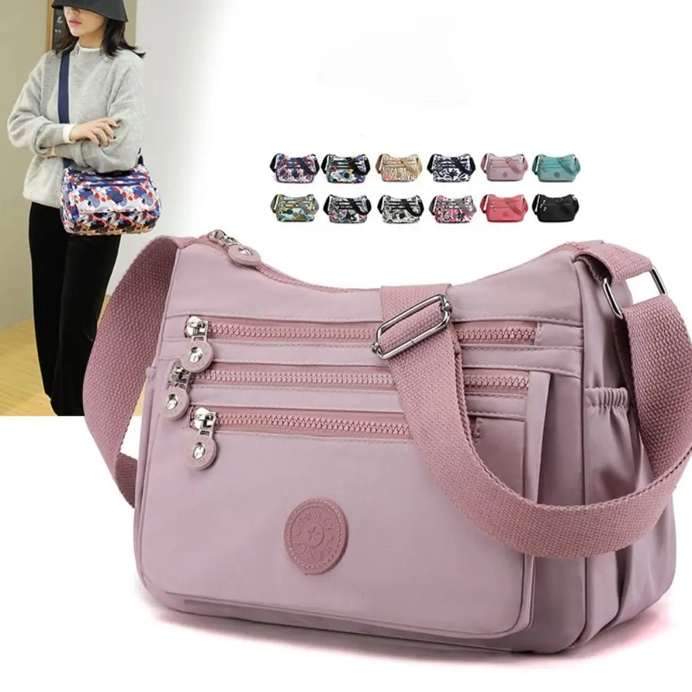 Oxford Cloth Oxford Cloth Crossbody Bag Multilayered Korean Style Mommy Bag Message Bag Phone Bag Large Capacity Crossbody Bag
