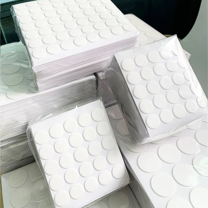 50/100Dots Double Sided Adhesive Poster Clear Glue Point Tape Round Tape Strongly Fixe Seamless Glue Household Paste Decoration