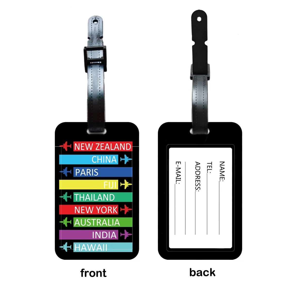 Creative Signage Luggage Tag Travel Accessories Tag Men Suitcase ID Addres Holder Baggage Boarding Tag Portable Label