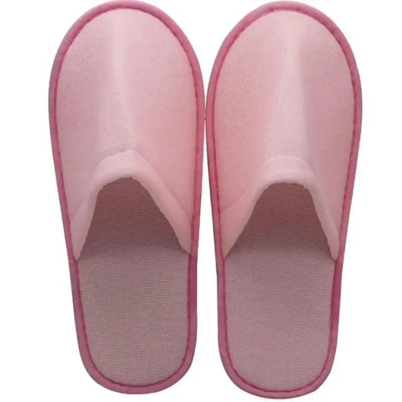 Women Men Disposable Slippers Non-slip Hotel Slippers Home Indoor Guest Slippers Loafer Flip Flop Wedding Shoes Travel Slippers