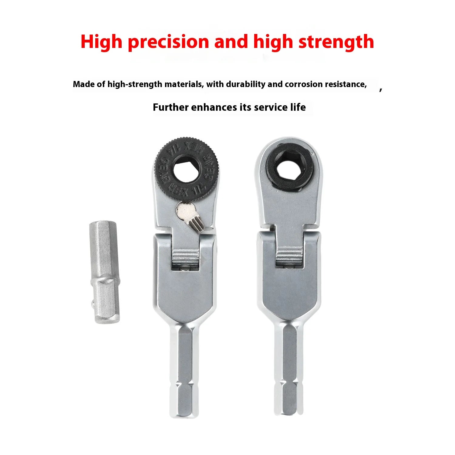New Socket Torque Wrench Hand Tools 6.35mm Screwdriver Stainless Steel Hexagonal Ratchet Wrench Toughbuilt Mechanic Manual Tools