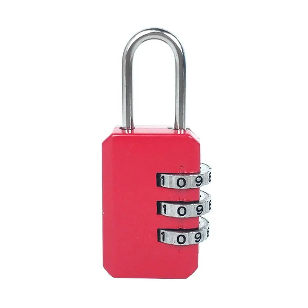 3 Dial Digit Number Combination Travel Security Protect Locker Suitcase for Luggage/Bag/Backpack/Drawer Small