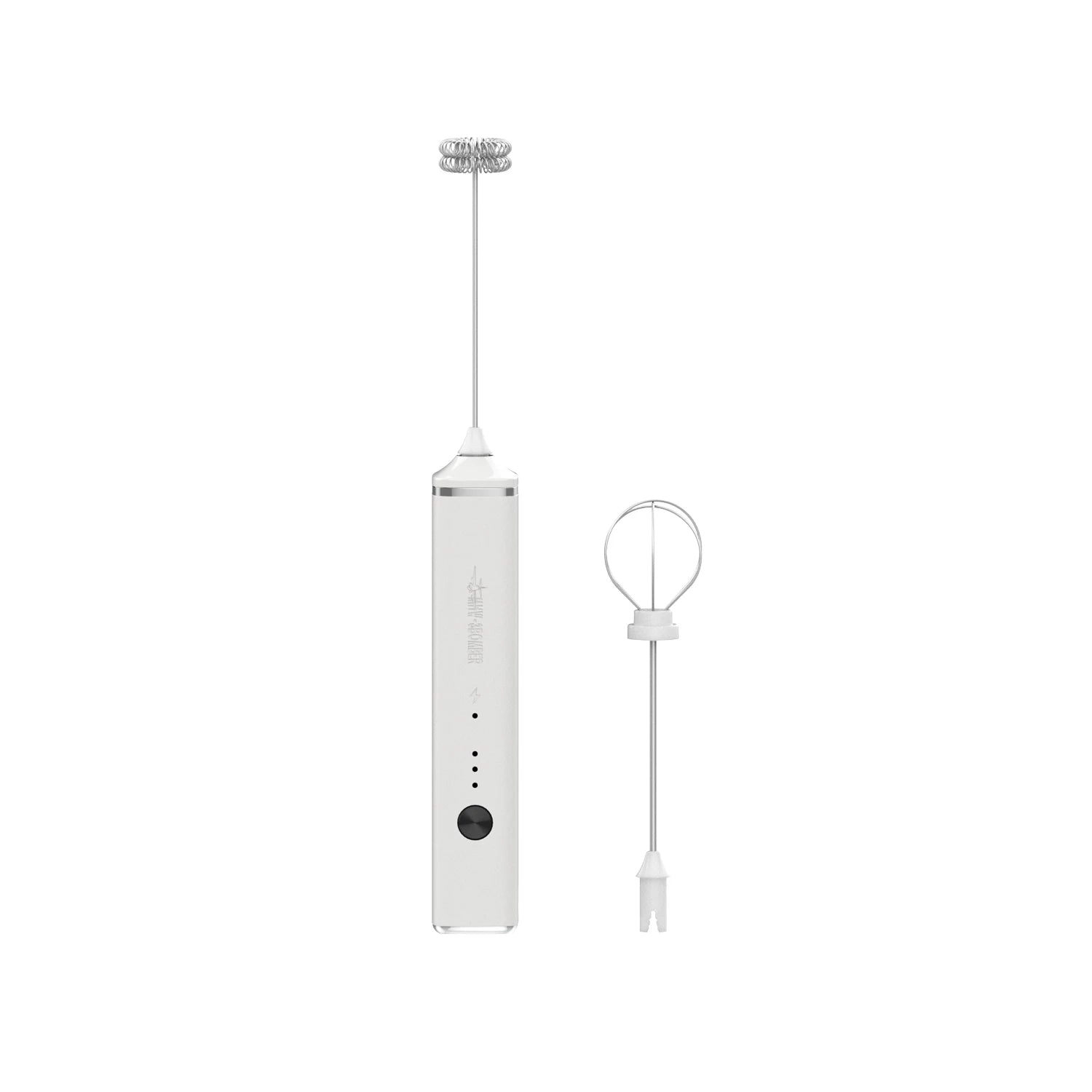 MHW-3BOMBER Electric Milk Frother Dual Whisk Heads Handheld Foam Maker Type-c Rechargeable Coffee Latte Cappuccino Mixer