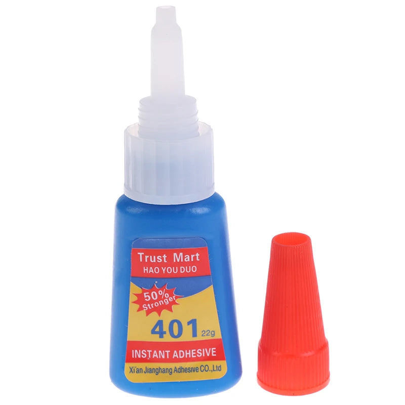 Stronger 401 Super Glue 20ml Bottle Instant Fast Glue Multifunctional Fix Super Strong Liquid Colorless Glue Household Gadgets