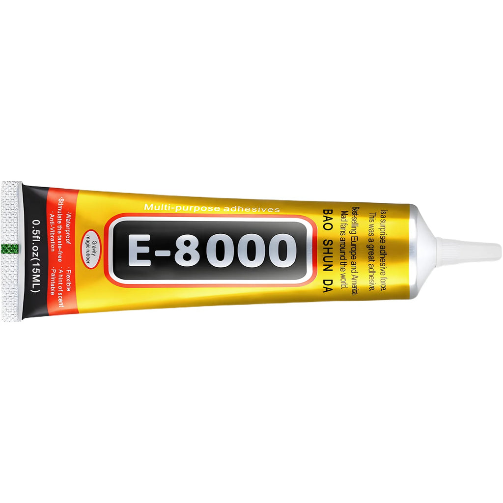 E-8000 Mobile Phone Adhesive | E8000 Multi-Purpose Mobile Phone Adhesive | Clear and Waterproof