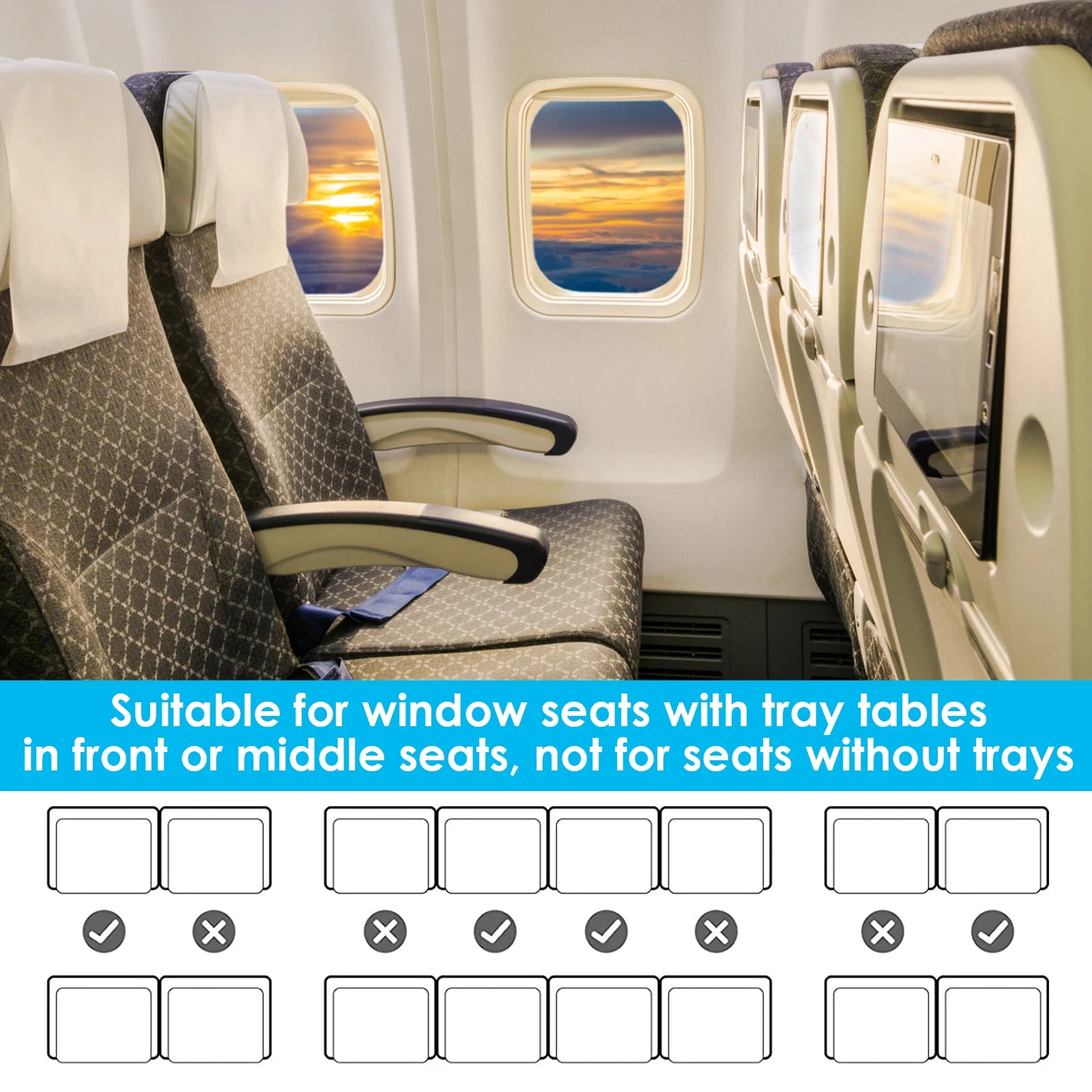 Toddler Travel Airplane Bed with Quilt Portable Children Pedals Beds Breathable Aircraft Hammock Seat Extender Extra Leg Room