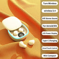 Bluetooth Wireless Earbuds, Noise Cancelling, LED Display, Ultra-Thin Mini Design for Sleeping, Long Battery Life