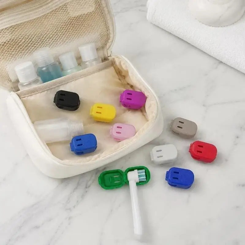 Electric Toothbrush Head Cover Portable Dustproof Plastic Protector Case Fit Most Sonic Toothbrushes for Travel Daily Use