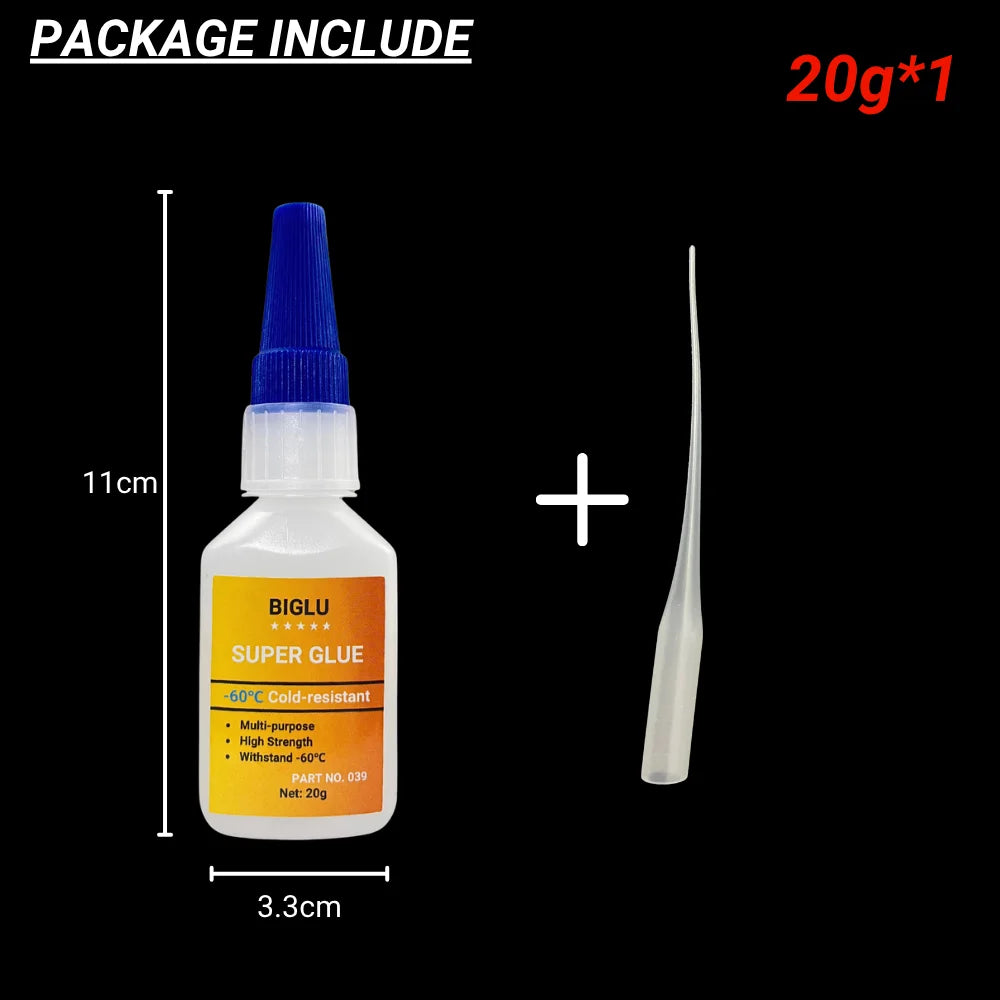 Refrigerator Drawer Repair Glue, -60℃ Low Temperature Resistant Super Glue, Instant Adhesive For PVC ABS Plastic Freezer Drawer